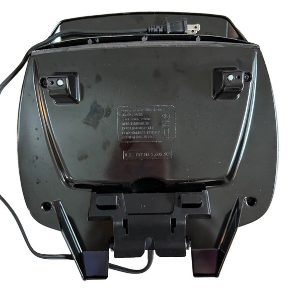 GEORGE FOREMAN BLACK ELECTRIC NON STICK GRILL AND PANINI PRESS - Picture 5 of 7